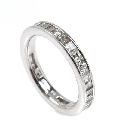 SEIKO JEWELRY K18WG ホワイトゴールド リング・指輪 ダイヤモンド1.00ct 9号 3.6g レディース【中古】【美品】