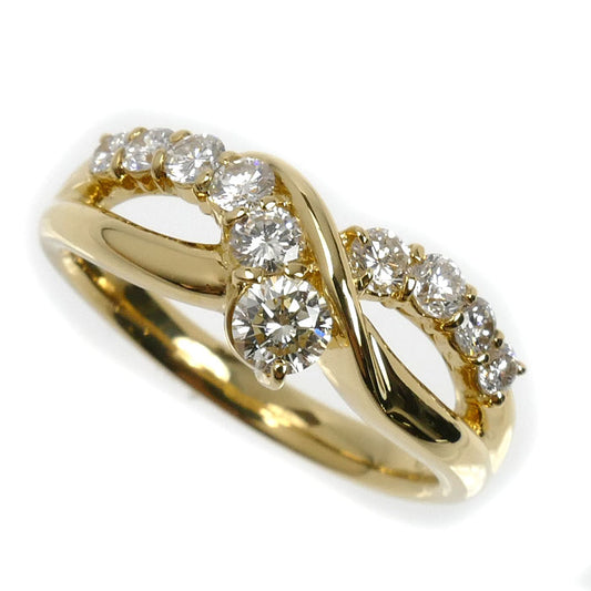 SEIKO JEWELRY K18YG イエローゴールド ダイヤ リング・指輪 ダイヤモンド0.60ct 12号 5.1g レディース【中古】【美品】