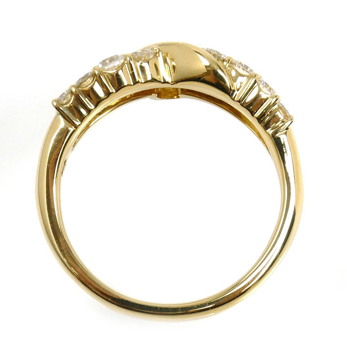 SEIKO JEWELRY K18YG イエローゴールド ダイヤ リング・指輪 ダイヤモンド0.60ct 12号 5.1g レディース【中古】【美品】