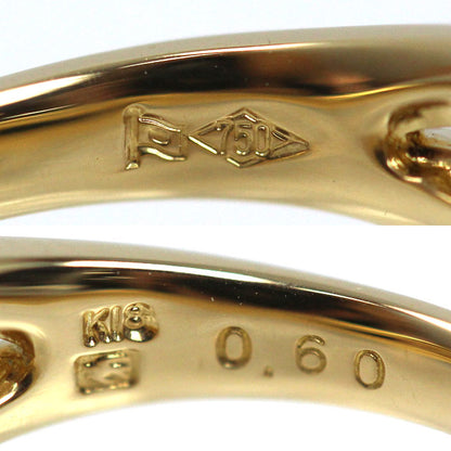 SEIKO JEWELRY K18YG イエローゴールド ダイヤ リング・指輪 ダイヤモンド0.60ct 12号 5.1g レディース【中古】【美品】