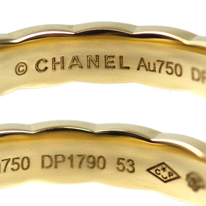 CHANEL シャネル K18YG イエローゴールド ココクラッシュ リング・指輪 J11794 12.5号 53 3.9g レディース【中古】【美品】