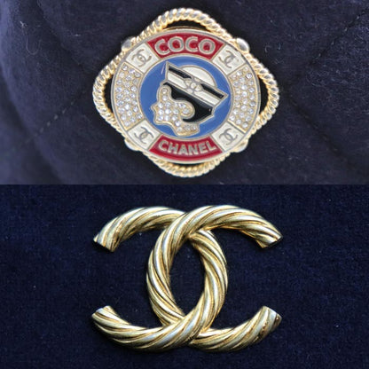 CHANEL シャネル パリハンブルク チェーンショルダー ショルダーバッグ ネイビー A57868 レディース【中古】