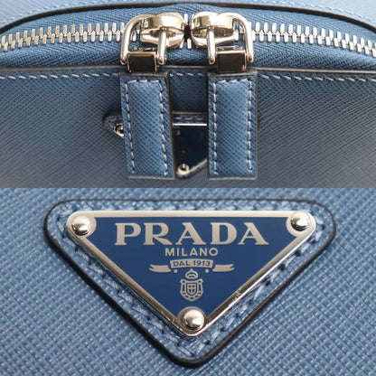 PRADA プラダ ブリック サフィアーノ ワンショルダー ボディバッグ ブルー 2VZ106 メンズ【中古】【美品】