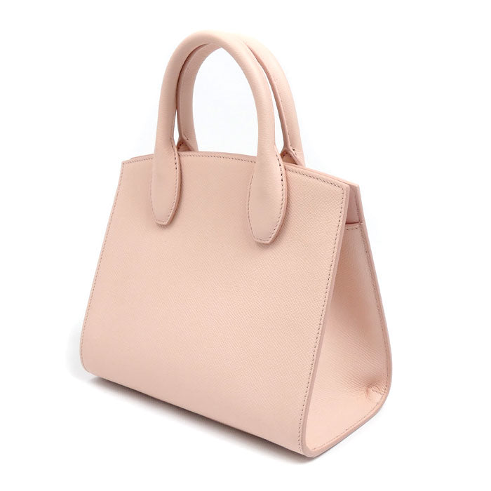 Salvatore Ferragamo サルヴァトーレフェラガモ Studio Box Bag XS 2Wayショルダーバッグ ピンク 211424 レディース【中古】【美品】