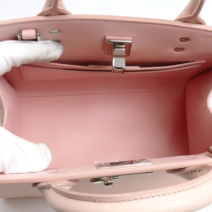 Salvatore Ferragamo サルヴァトーレフェラガモ Studio Box Bag XS 2Wayショルダーバッグ ピンク 211424 レディース【中古】【美品】