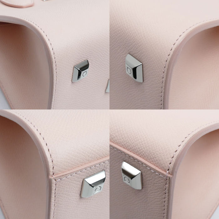 Salvatore Ferragamo サルヴァトーレフェラガモ Studio Box Bag XS 2Wayショルダーバッグ ピンク 211424 レディース【中古】【美品】