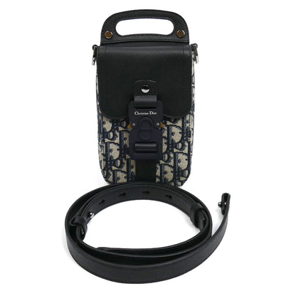 Dior ディオール サドル バーティカルポーチ オブリーク ジャガード ショルダーバッグ 2ADCA446YKS H27FE メンズ【中古】【極美品】