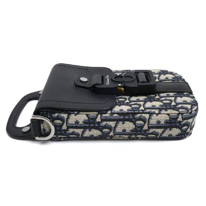 Dior ディオール サドル バーティカルポーチ オブリーク ジャガード ショルダーバッグ 2ADCA446YKS H27FE メンズ【中古】【極美品】
