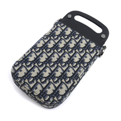 Dior ディオール サドル バーティカルポーチ オブリーク ジャガード ショルダーバッグ 2ADCA446YKS H27FE メンズ【中古】【極美品】