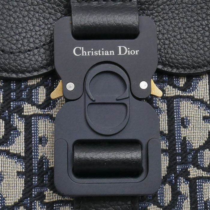 Dior ディオール サドル バーティカルポーチ オブリーク ジャガード ショルダーバッグ 2ADCA446YKS H27FE メンズ【中古】【極美品】