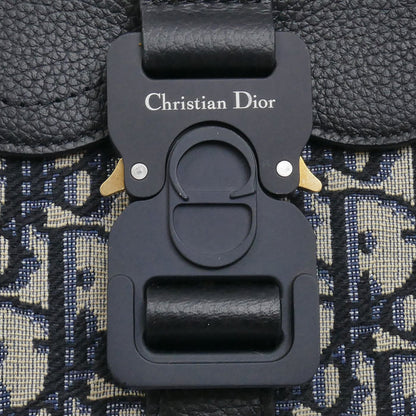 Dior ディオール サドル バーティカルポーチ オブリーク ジャガード ショルダーバッグ 2ADCA446YKS H27FE メンズ【中古】【極美品】