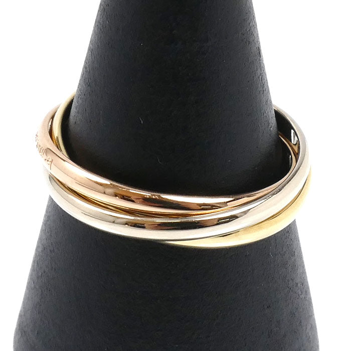 CARTIER カルティエ K18YG/PG/WG トリニティ XS les must de cartier リング・指輪 14.5号 55 4.0g レディース【中古】【美品】