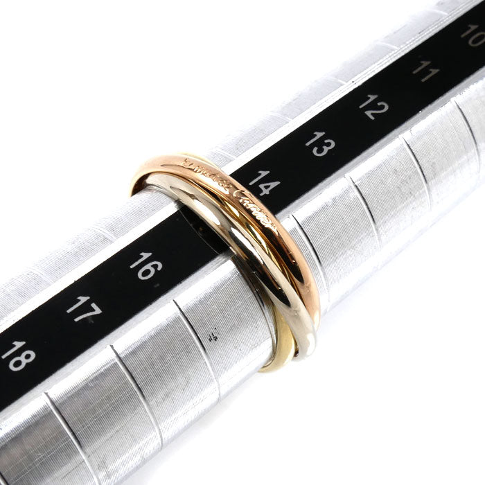 CARTIER カルティエ K18YG/PG/WG トリニティ XS les must de cartier リング・指輪 14.5号 55 4.0g レディース【中古】【美品】