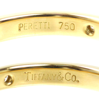 TIFFANY&Co. ティファニー K18YG イエローゴールド スタッキングバンド 1Pダイヤ リング・指輪 ダイヤモンド 12号 4.0g レディース【中古】【美品】