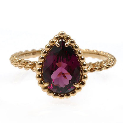 Boucheron ブシュロン K18PG ピンクゴールド セルパンボエム ロードライトガーネット リング・指輪 JRG0278354 ガーネット 14号 54 2.6g レディース【中古】【美品】