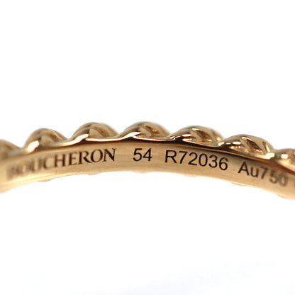 Boucheron ブシュロン K18PG ピンクゴールド セルパンボエム ロードライトガーネット リング・指輪 JRG0278354 ガーネット 14号 54 2.6g レディース【中古】【美品】