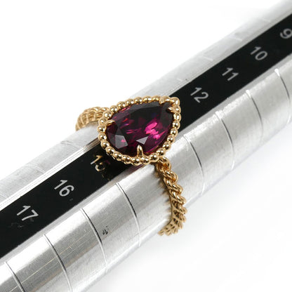 Boucheron ブシュロン K18PG ピンクゴールド セルパンボエム ロードライトガーネット リング・指輪 JRG0278354 ガーネット 14号 54 2.6g レディース【中古】【美品】