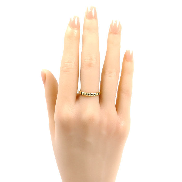 Boucheron ブシュロン K18YG イエローゴールド クルドパリ ミディアム リング・指輪 JAL00008 13号 53 3.2g レディース【中古】