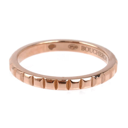Boucheron ブシュロン K18PG ピンクゴールド キャトル クルドパリ スモール リング・指輪 JAL01164 6号 46 2.0g レディース【中古】【美品】