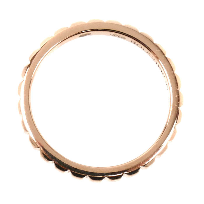 Boucheron ブシュロン K18PG ピンクゴールド キャトル クルドパリ スモール リング・指輪 JAL01164 6号 46 2.0g レディース【中古】【美品】