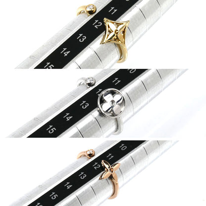 LOUIS VUITTON ルイ・ヴィトン K18YG/PG/WG バーグ モノグラム イディール ダイヤ リング・指輪 Q9F15F C63903 ダイヤモンド 12号 52 5.5g レディース【中古】【美品】