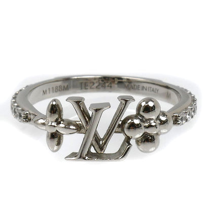 LOUIS VUITTON ルイ・ヴィトン メタル ストラス LV アイコニック リング・指輪 M1188M TE2244 14号 1.9g レディース【中古】