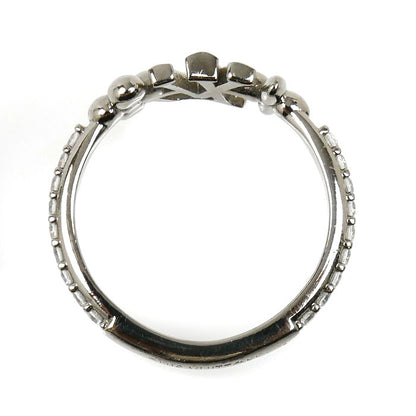 LOUIS VUITTON ルイ・ヴィトン メタル ストラス LV アイコニック リング・指輪 M1188M TE2244 14号 1.9g レディース【中古】