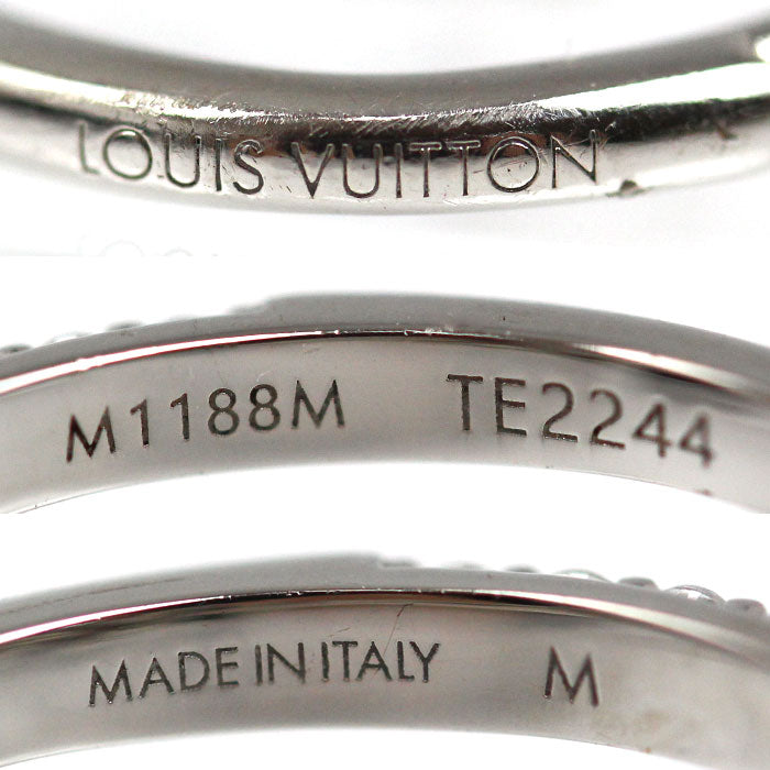 LOUIS VUITTON ルイ・ヴィトン メタル ストラス LV アイコニック リング・指輪 M1188M TE2244 14号 1.9g レディース【中古】