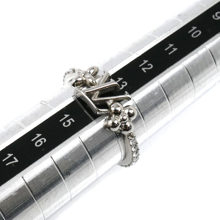 LOUIS VUITTON ルイ・ヴィトン メタル ストラス LV アイコニック リング・指輪 M1188M TE2244 14号 1.9g レディース【中古】