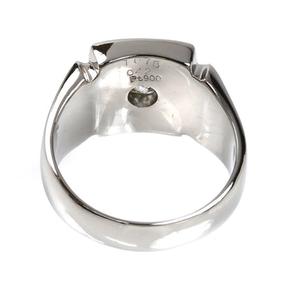 Pt900プラチナ リング・指輪 ダイヤモンド1.078ct/0.42ct 25.5号 29.1g メンズ【中古】【美品】
