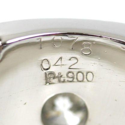 Pt900プラチナ リング・指輪 ダイヤモンド1.078ct/0.42ct 25.5号 29.1g メンズ【中古】【美品】