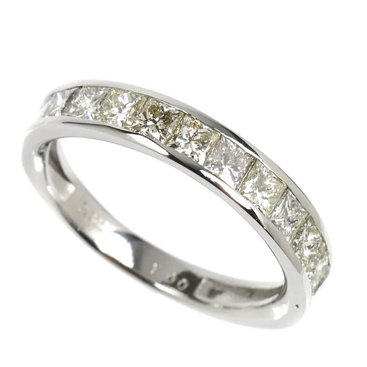 Pt900プラチナ ハーフエタニティ リング・指輪 ダイヤモンド1.00ct 12号 4.0g レディース【中古】