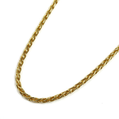 TIFFANY&Co. ティファニー K18YG イエローゴールド ツイスト ネックレス 15.6g 62cm ユニセックス【中古】