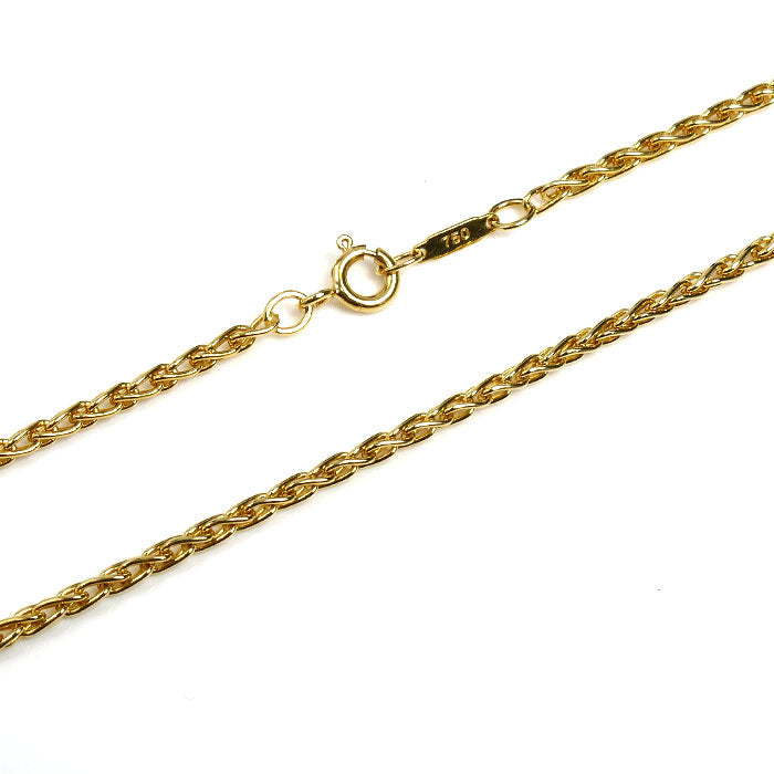 TIFFANY&Co. ティファニー K18YG イエローゴールド ツイスト ネックレス 15.6g 62cm ユニセックス【中古】