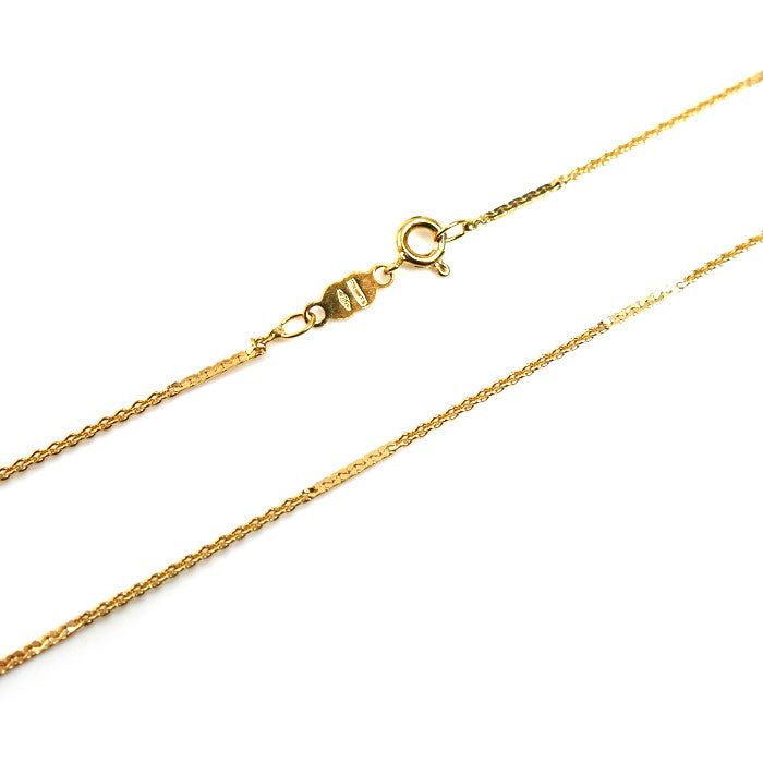 UNOAERRE ウノアエレ K18YG イエローゴールド ネックレス 2.6g 41cm ユニセックス【中古】