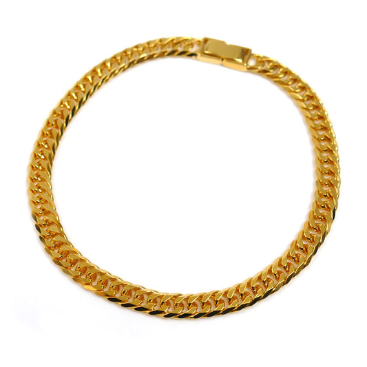 999/純金 GINAZA TANAKA ブレスレット 喜平6面Wカット 20.1g 20.5cm ユニセックス【中古】