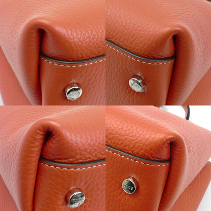 TOD’S トッズ Tタイムレス マイクロ 2Wayショルダーバッグ オレンジ XBWAPAEL000QRI レディース【中古】【美品】