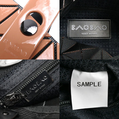 ISSEY MIYAKE イッセイミヤケ BAOBAO ハンドバッグ オレンジ系 BB26-AG527 レディース【中古】【美品】