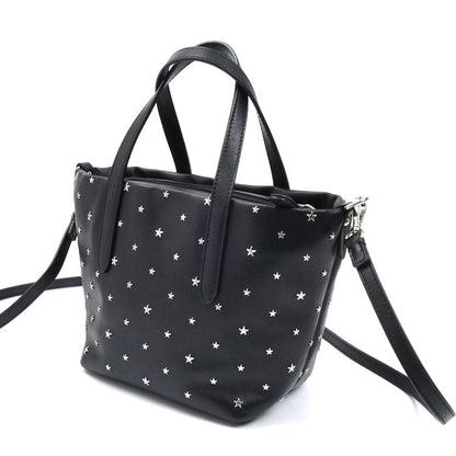 JIMMY CHOO ジミーチュウ ミニ ピムリコ 2Wayショルダーバッグ ブラック レディース【中古】【美品】