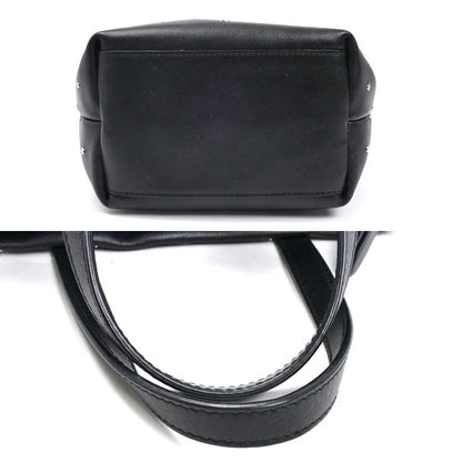 JIMMY CHOO ジミーチュウ ミニ ピムリコ 2Wayショルダーバッグ ブラック レディース【中古】【美品】