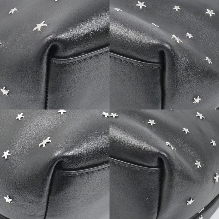 JIMMY CHOO ジミーチュウ ミニ ピムリコ 2Wayショルダーバッグ ブラック レディース【中古】【美品】