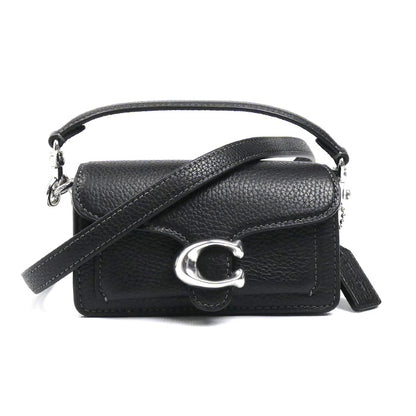 COACH コーチ タビー12 ショルダーバッグ ブラック CN731 LHBLK マイクロ レディース【中古】【美品】