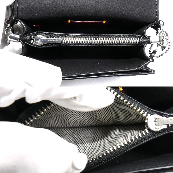 COACH コーチ タビー12 ショルダーバッグ ブラック CN731 LHBLK マイクロ レディース【中古】【美品】