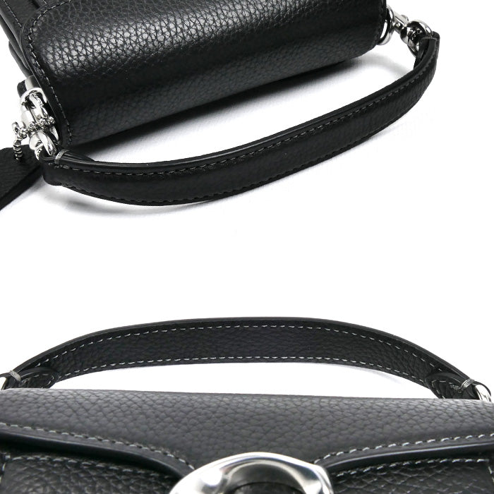 COACH コーチ タビー12 ショルダーバッグ ブラック CN731 LHBLK マイクロ レディース【中古】【美品】