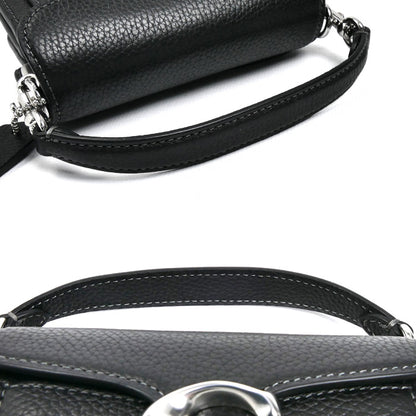 COACH コーチ タビー12 ショルダーバッグ ブラック CN731 LHBLK マイクロ レディース【中古】【美品】