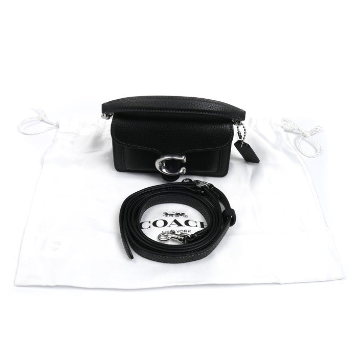 COACH コーチ タビー12 ショルダーバッグ ブラック CN731 LHBLK マイクロ レディース【中古】【美品】