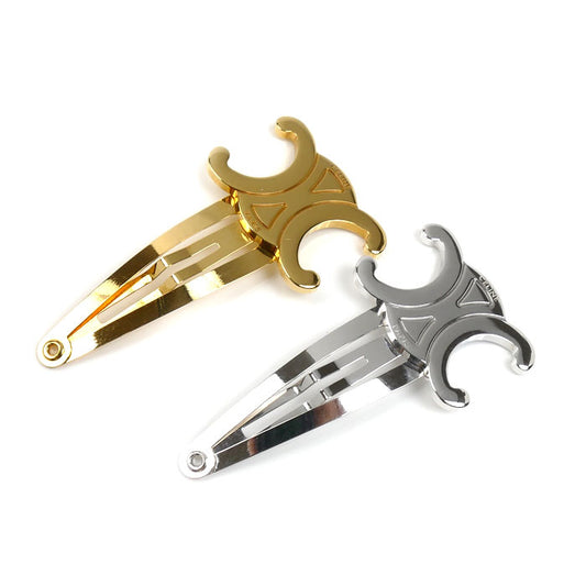 CELINE セリーヌ スチール ブラス ヘアピン ヘアアクセサリー レディース【中古】