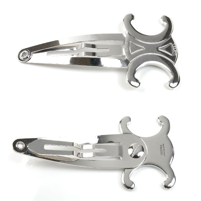 CELINE セリーヌ スチール ブラス ヘアピン ヘアアクセサリー レディース【中古】