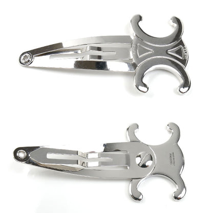 CELINE セリーヌ スチール ブラス ヘアピン ヘアアクセサリー レディース【中古】