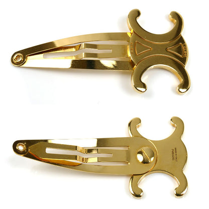 CELINE セリーヌ スチール ブラス ヘアピン ヘアアクセサリー レディース【中古】